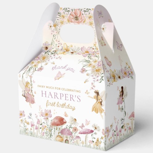 Fairy Garden Verjaardag Bedankdoosjes