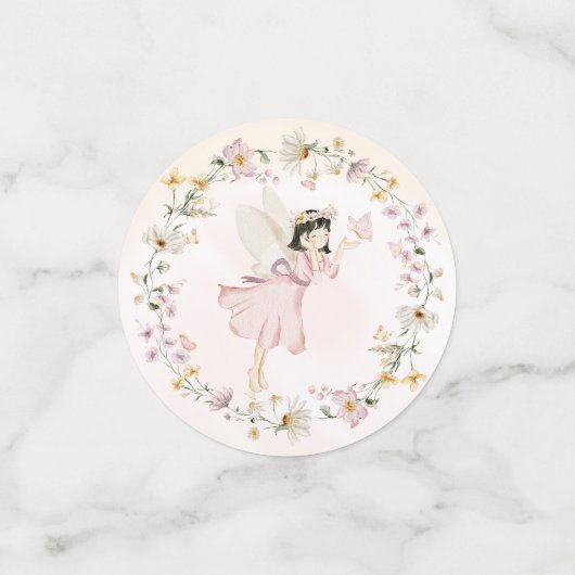 Fairy Garden Verjaardag Confetti (Kleine voorkant)