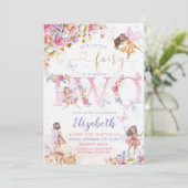 Fairy Garden Verjaardag Fairy Bos Kaart (Staand voorkant)