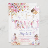 Fairy Garden Verjaardag Fairy Bos Kaart (Voorkant / Achterkant)