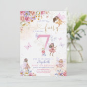 Fairy Garden Verjaardag Kaart (Staand voorkant)