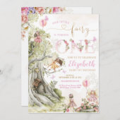 Fairy Garden Verjaardag Kaart (Voorkant / Achterkant)