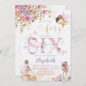 Fairy Garden Verjaardag Kaart (Voorkant / Achterkant)