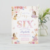 Fairy Garden Verjaardag Kaart (Staand voorkant)