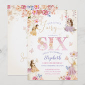 Fairy Garden Verjaardag Kaart (Voorkant / Achterkant)