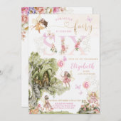 Fairy Garden Verjaardag Kaart (Voorkant / Achterkant)