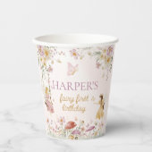 Fairy Garden Verjaardag Papieren Bekers (Voorkant)
