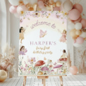 Fairy Garden Verjaardag Welkom Poster