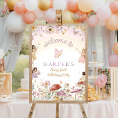 Fairy Garden Verjaardag Welkom Poster