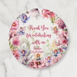 Fairy garden waterverf kinderen verjaardag bedankt bedankjes labels