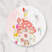 Fairy garden waterverf kinderen verjaardag bedankt bedankjes labels (Achterkant)