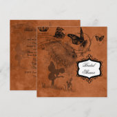 Fairy Garden Wedding Bridal Shower Kaart (Voorkant / Achterkant)