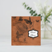 Fairy Garden Wedding Bridal Shower Kaart (Staand voorkant)