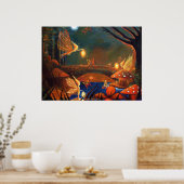 Fairy Gathering - Afdrukken Poster (Keuken)