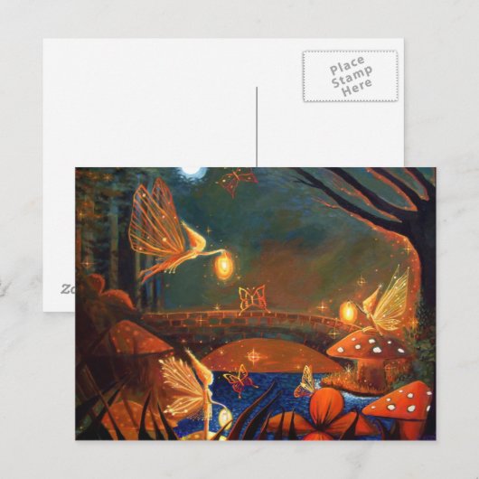 Fairy Gathering Briefkaarten (Voorkant / Achterkant)