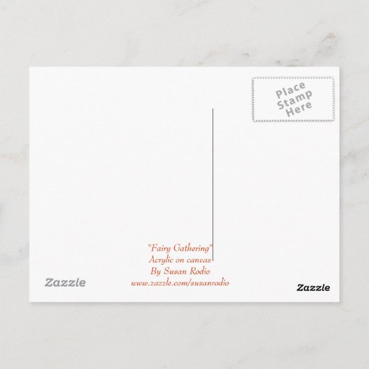 Fairy Gathering Briefkaarten (Achterkant)
