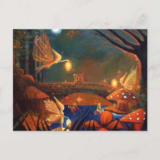 Fairy Gathering Briefkaarten (Voorkant)