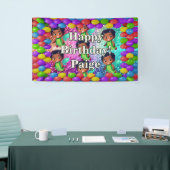 Fairy gepersonaliseerde karakter verjaardag banner (Beurs)