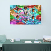 Fairy gepersonaliseerde karakter verjaardag banner (Beurs)