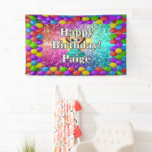 Fairy gepersonaliseerde karakter verjaardag banner (Insitu)