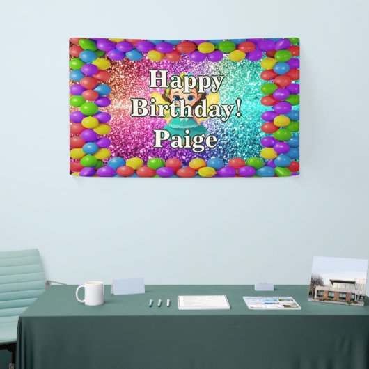 Fairy gepersonaliseerde karakter verjaardag banner (Beurs)