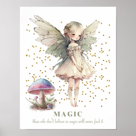 Fairy Gezegde Magic Girl's Kamer Poster (Voorkant)