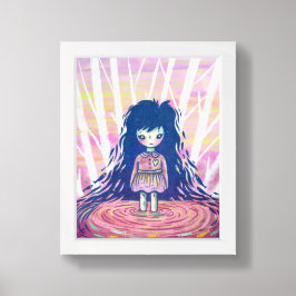 Fairy Girl beroemd gemaakt door The Lake Illustrat Poster