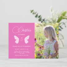 Fairy Girl Birthday Minimalist Simple Moderne Phot