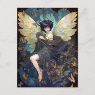 Fairy Girl Fantasy Art Briefkaart