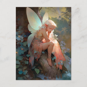 Fairy Girl Fantasy Art Briefkaart