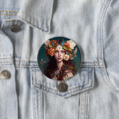 Fairy Girl Fantasy Art Button (In situ)