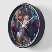 Fairy Girl Fantasy Art Clock (Hoek)