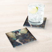 Fairy Girl Fantasy Art Glazen Onderzetter (Schuin)