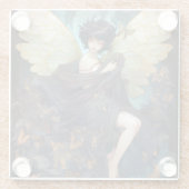 Fairy Girl Fantasy Art Glazen Onderzetter (Achterkant)