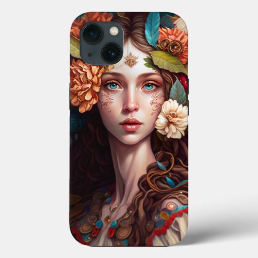 Fairy Girl Fantasy Art Hoesje-Mate iPhone Case (Achterkant)