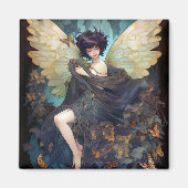 Fairy Girl Fantasy Art Magneet (Voorkant)