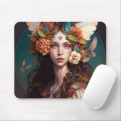 Fairy Girl Fantasy Art Muismat (Met muis)