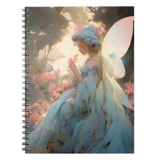 Fairy Girl Fantasy Art Notitieboek (Voorkant)