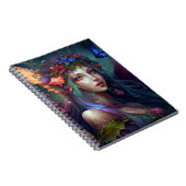 Fairy Girl Fantasy Art Notitieboek (Rechterzijde)