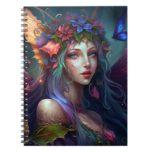 Fairy Girl Fantasy Art Notitieboek (Voorkant)