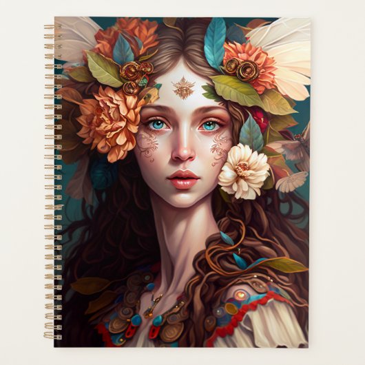 Fairy Girl Fantasy Art Planner (Voorkant)