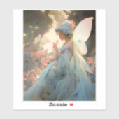 Fairy Girl Fantasy Art Sticker (Vel)