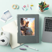 Fairy Girl Fantasy Art Sticker (iPad Cover)