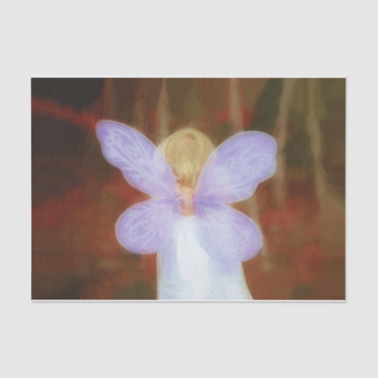 Fairy Girl Herfst Woodland Decoupage Tissuepapier (Voorkant)