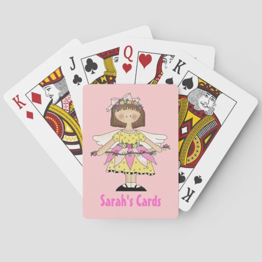 Fairy Girl-kaarten voor aangepaste afspelen Pokerkaarten (Achterkant)