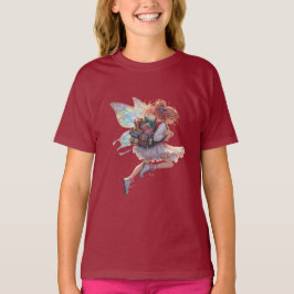 Fairy Girl Klaar voor School Girl's T-shirt