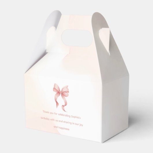 Fairy Girl Rainbow Magic Theepot Verjaardag Bedankdoosjes (Achterkant)