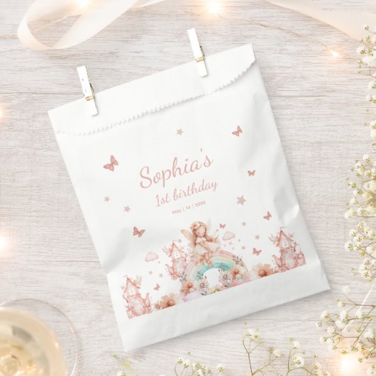 Fairy Girl Rainbow Magic Theepot Verjaardag Bedankzakje (Geknipt)