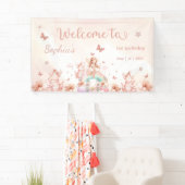 Fairy Girl Rainbow Magic Theepot Verjaardag Spandoek (Insitu)