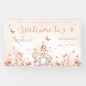 Fairy Girl Rainbow Magic Theepot Verjaardag Spandoek (Horizontaal)